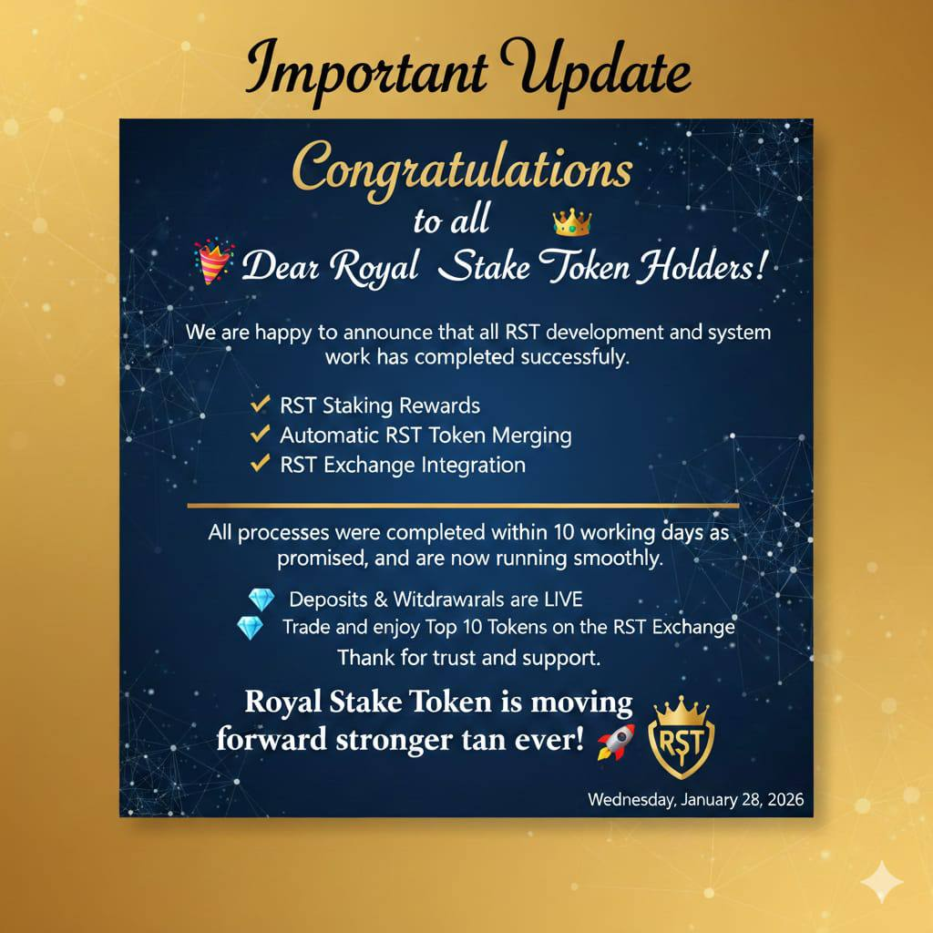 Royal Stake Token Update